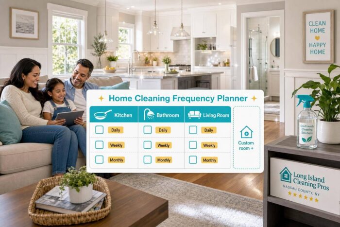 Home Cleaning Frequency Planner