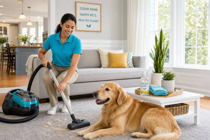 Eco-Friendly Cleaning for Pet Hair and Dander
